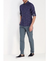 Мужская разноцветная рубашка с длинным рукавом от SPRINGFIELD