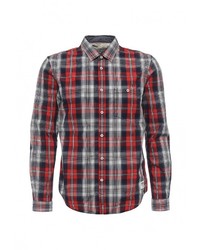 Мужская разноцветная рубашка с длинным рукавом от Tom Tailor Denim