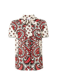 Женская разноцветная рубашка с коротким рукавом с принтом от RED Valentino