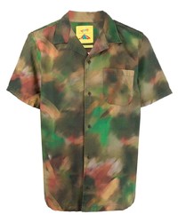 Мужская разноцветная рубашка с коротким рукавом с принтом от Vans