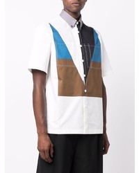 Мужская разноцветная рубашка с коротким рукавом от Burberry