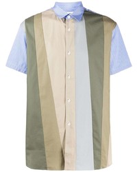 Мужская разноцветная рубашка с коротким рукавом от Comme Des Garcons SHIRT