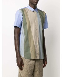 Мужская разноцветная рубашка с коротким рукавом от Comme Des Garcons SHIRT
