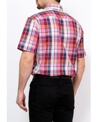 Мужская разноцветная рубашка с коротким рукавом от GREG
