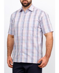 Мужская разноцветная рубашка с коротким рукавом от GREG