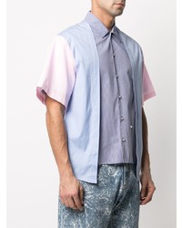 Мужская разноцветная рубашка с коротким рукавом от DSQUARED2