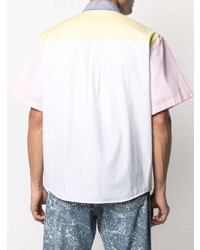 Мужская разноцветная рубашка с коротким рукавом от DSQUARED2