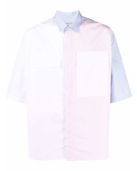 Мужская разноцветная рубашка с коротким рукавом от MAISON KITSUNÉ