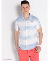 Мужская разноцветная рубашка с коротким рукавом от Mezaguz