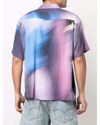 Мужская разноцветная рубашка с коротким рукавом от Stussy