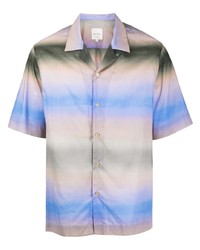 Мужская разноцветная рубашка с коротким рукавом от Paul Smith
