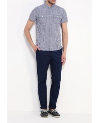 Мужская разноцветная рубашка с коротким рукавом от Sela