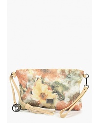 Разноцветная сумка через плечо из плотной ткани с цветочным принтом от Nano de la Rosa
