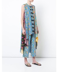 Разноцветная туника с принтом от Figue