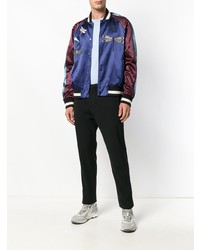Мужская разноцветная университетская куртка с принтом от Valentino