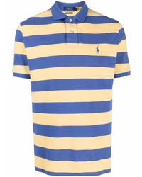 Мужская разноцветная футболка-поло в горизонтальную полоску от Polo Ralph Lauren