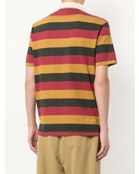 Мужская разноцветная футболка-поло в горизонтальную полоску от Kent & Curwen