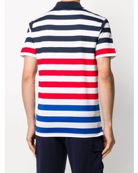 Мужская разноцветная футболка-поло в горизонтальную полоску от Paul & Shark
