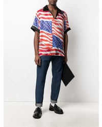 Мужская разноцветная футболка-поло с принтом от Phipps