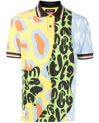 Мужская разноцветная футболка-поло с принтом от Fred Perry