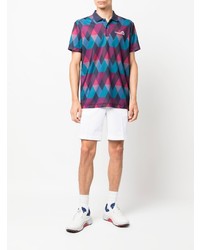 Мужская разноцветная футболка-поло с принтом от J. Lindeberg