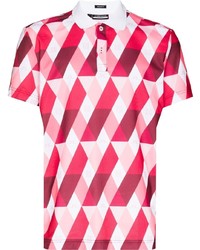 Мужская разноцветная футболка-поло с принтом от J. Lindeberg
