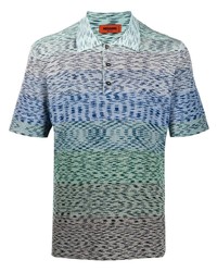 Мужская разноцветная футболка-поло с принтом от Missoni