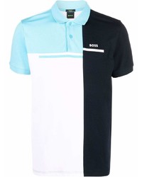 Мужская разноцветная футболка-поло от BOSS