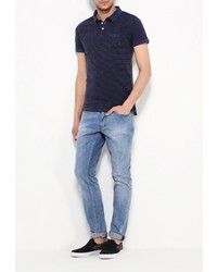 Мужская разноцветная футболка-поло от Broadway