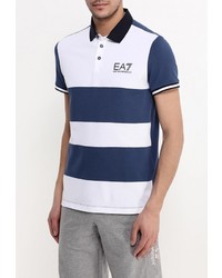 Мужская разноцветная футболка-поло от EA7