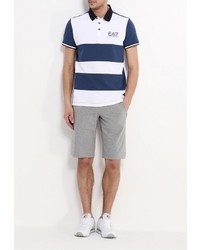 Мужская разноцветная футболка-поло от EA7