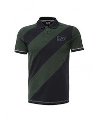 Мужская разноцветная футболка-поло от EA7