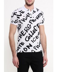 Мужская разноцветная футболка-поло от Iceberg