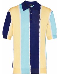 Мужская разноцветная футболка-поло от Prada