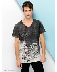 Мужская разноцветная футболка с v-образным вырезом с принтом от PEPE JEANS LONDON