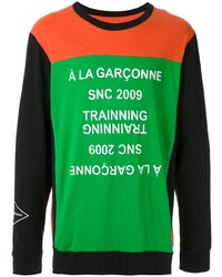 Мужская разноцветная футболка с длинным рукавом с принтом от À La Garçonne