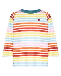 Мужская разноцветная футболка с круглым вырезом в горизонтальную полоску от Icecream