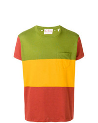 Мужская разноцветная футболка с круглым вырезом в горизонтальную полоску от Levi's Vintage Clothing