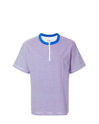 Мужская разноцветная футболка с круглым вырезом в горизонтальную полоску от Noon Goons