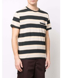 Мужская разноцветная футболка с круглым вырезом в горизонтальную полоску от Levi's