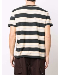 Мужская разноцветная футболка с круглым вырезом в горизонтальную полоску от Levi's