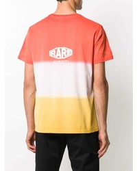 Мужская разноцветная футболка с круглым вырезом с принтом тай-дай от Givenchy