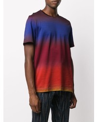 Мужская разноцветная футболка с круглым вырезом с принтом тай-дай от Missoni