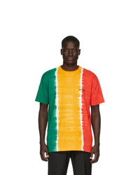 Мужская разноцветная футболка с круглым вырезом с принтом тай-дай от Noon Goons