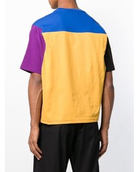 Мужская разноцветная футболка с круглым вырезом с принтом от Walter Van Beirendonck
