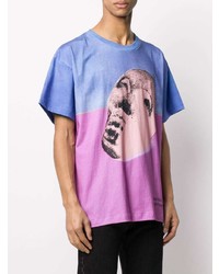 Мужская разноцветная футболка с круглым вырезом с принтом от Vyner Articles