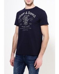 Мужская разноцветная футболка с круглым вырезом с принтом от Denim &amp; Supply Ralph Lauren