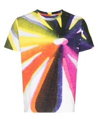 Мужская разноцветная футболка с круглым вырезом с принтом от ERL