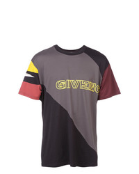 Мужская разноцветная футболка с круглым вырезом с принтом от Givenchy