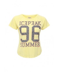 Женская разноцветная футболка с круглым вырезом с принтом от Icepeak